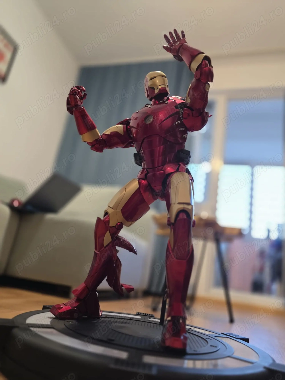 DeAgostini Iron Man MK3 complet 100 numere plus 20 Battle Damaged sigilat 60 cm