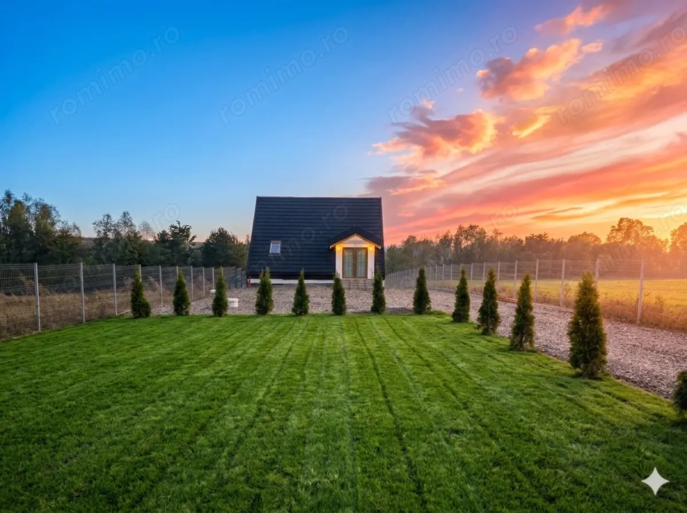 Casa A Frame 180mp + Teren 1900mp Varfu Campului - Botosani - Suceava - Dorohoi - Siret