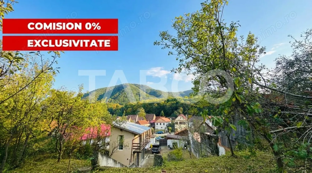 Casa COMISION 0% individuala cu 2 corpuri curte 900 mp in Cisnadioara 