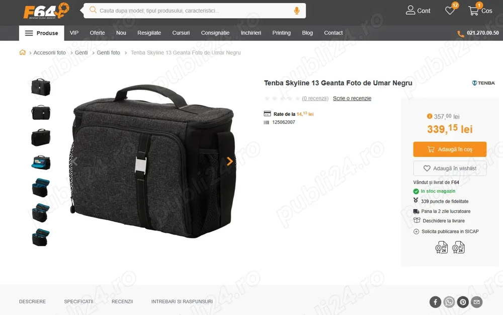 Geanta Foto - Video - Tenba Skyline 13 