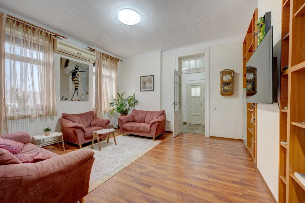 Apartament interbelic spațios   4 camere - 98 mp - Tudor Vladimirescu   COMISION 0%