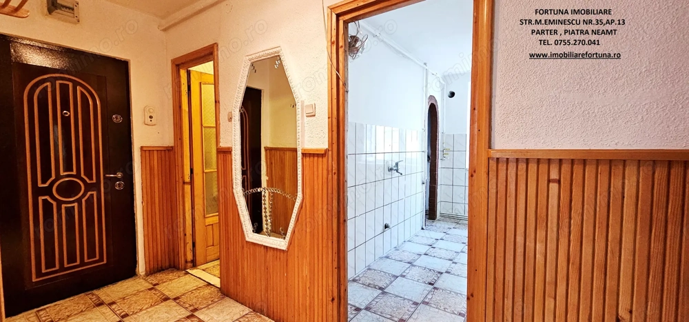 Apartament 3 camere decomandate,etaj 1, loc parcare si boxa, zona C-lea Romanului