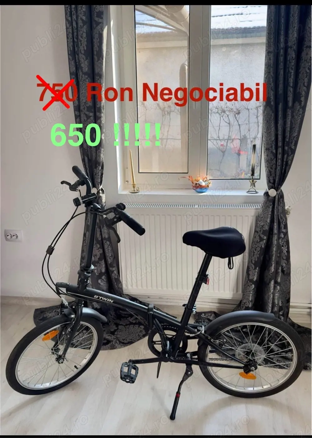 Bicicletă pliabilă B-Twin