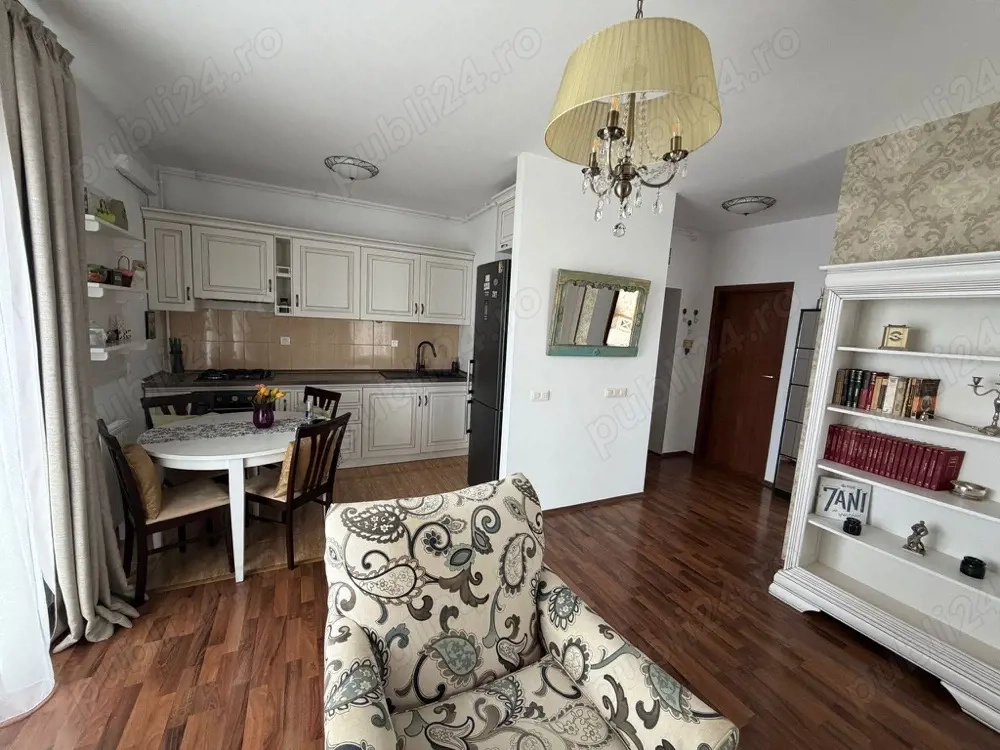 Se închiriază apartament 2 camere, complet mobilat si cu 2 locuri parcare la demisol