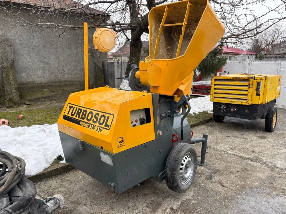 pompa sapa turbosol si atlas copco motocompresor