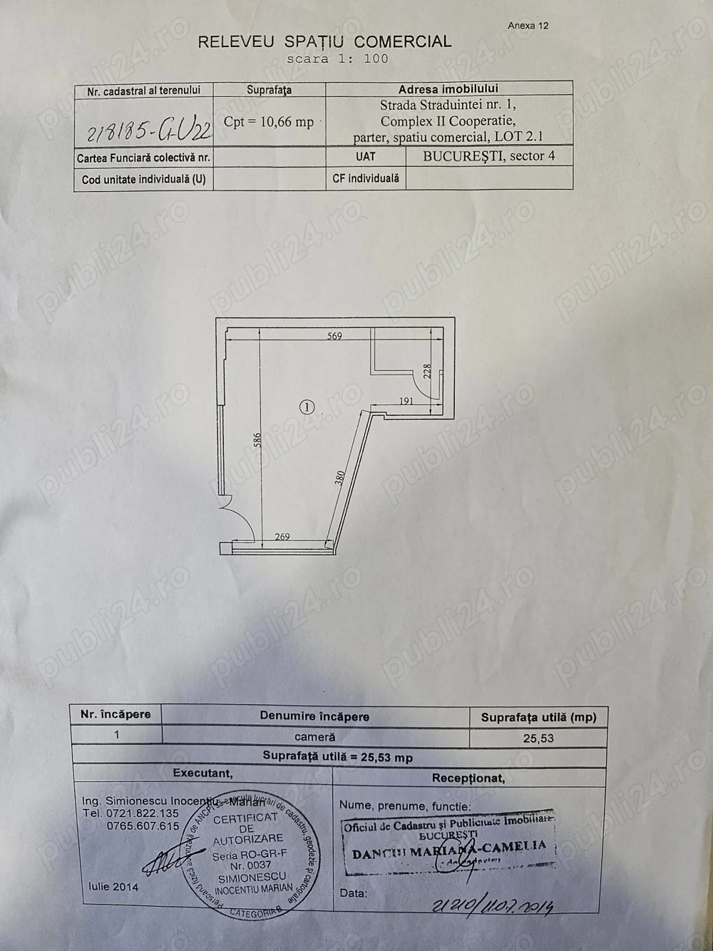 Inchiriez spațiu comercial Piața Străduinței 
