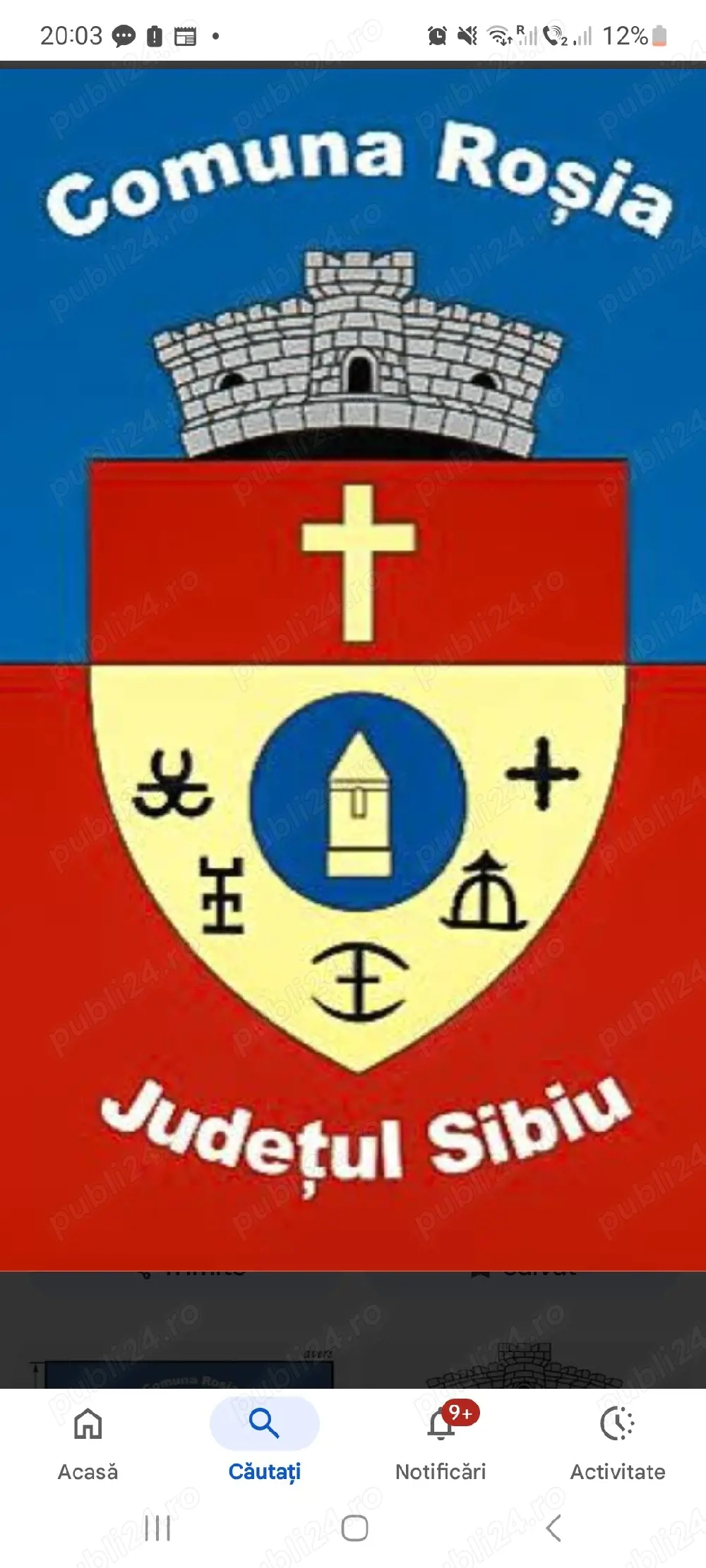 Vand teren intravilan Rosia jud.Sibiu