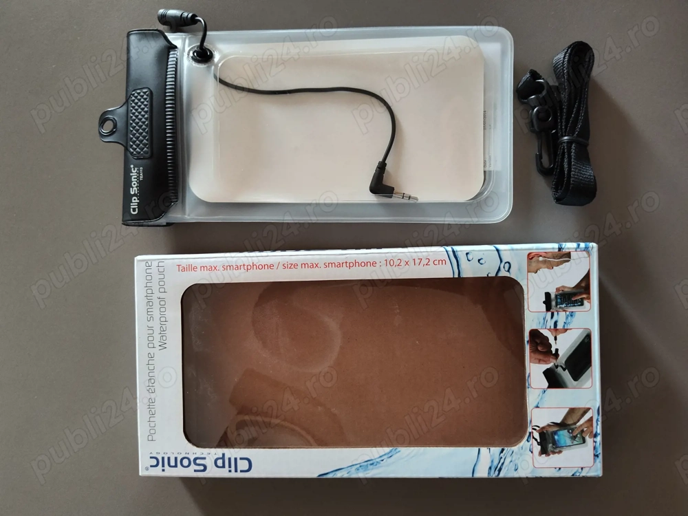 Husă subacvatică telefon ClipSonic