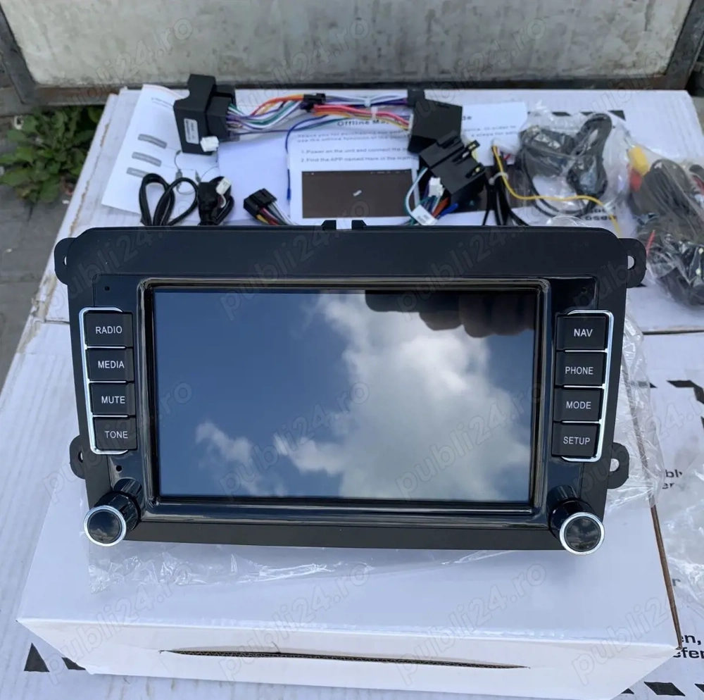 Navigatie Auto Android Vw Golf 5 6 Jetta Passat b6 b7 cc jetta touran