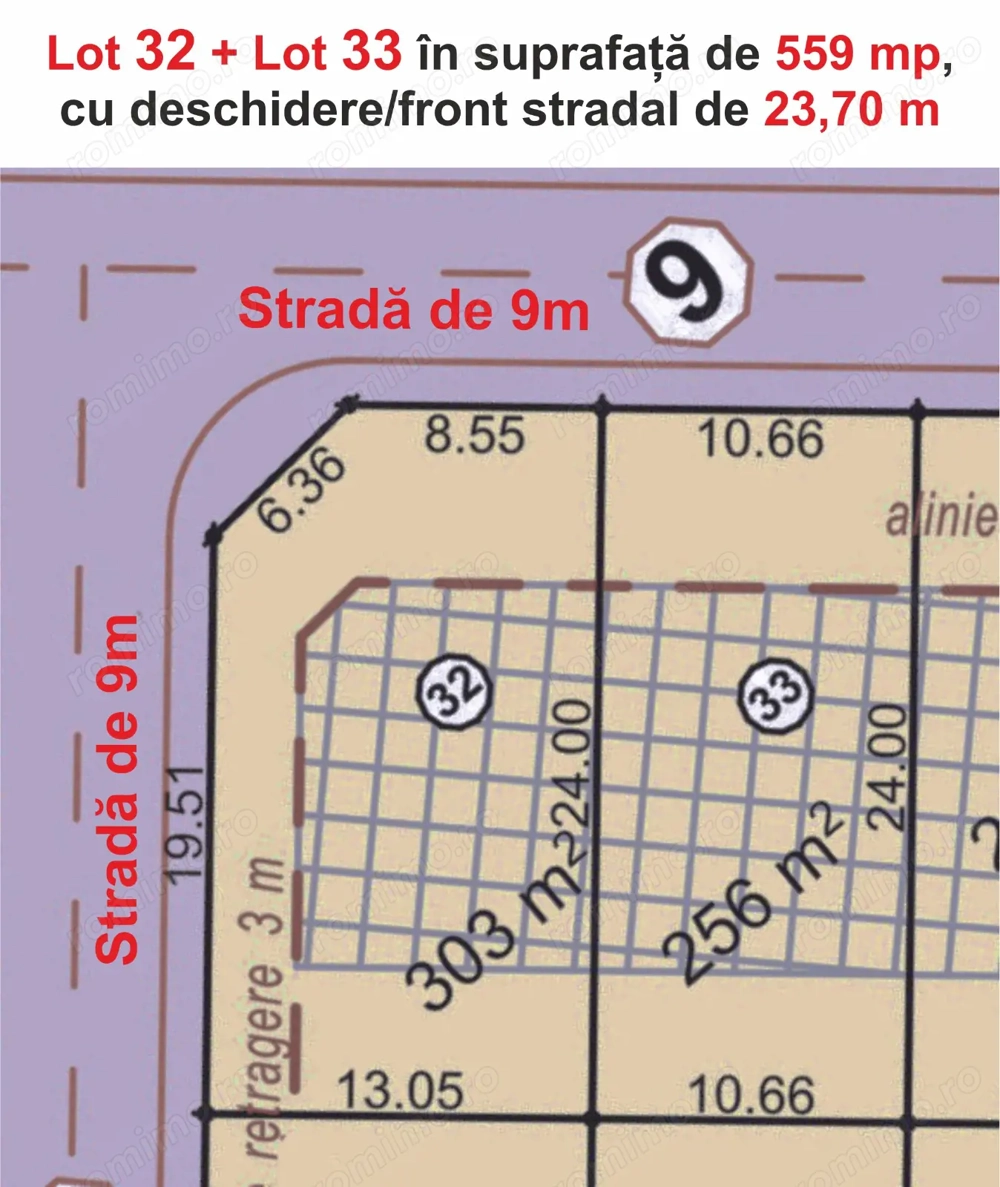  Vând teren intravilan pentru casa TA în Sibiu, str Viile Sibiului.