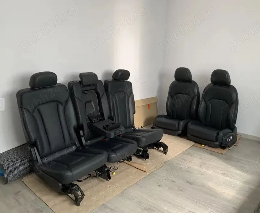 Scaune bancheta interior piele, tapiterie usi Audi Q7 4M 2015-2019