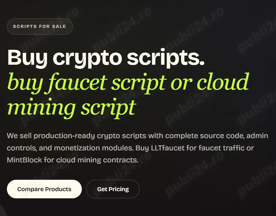 Crypto Faucet  Crypto Cloud Mining Script