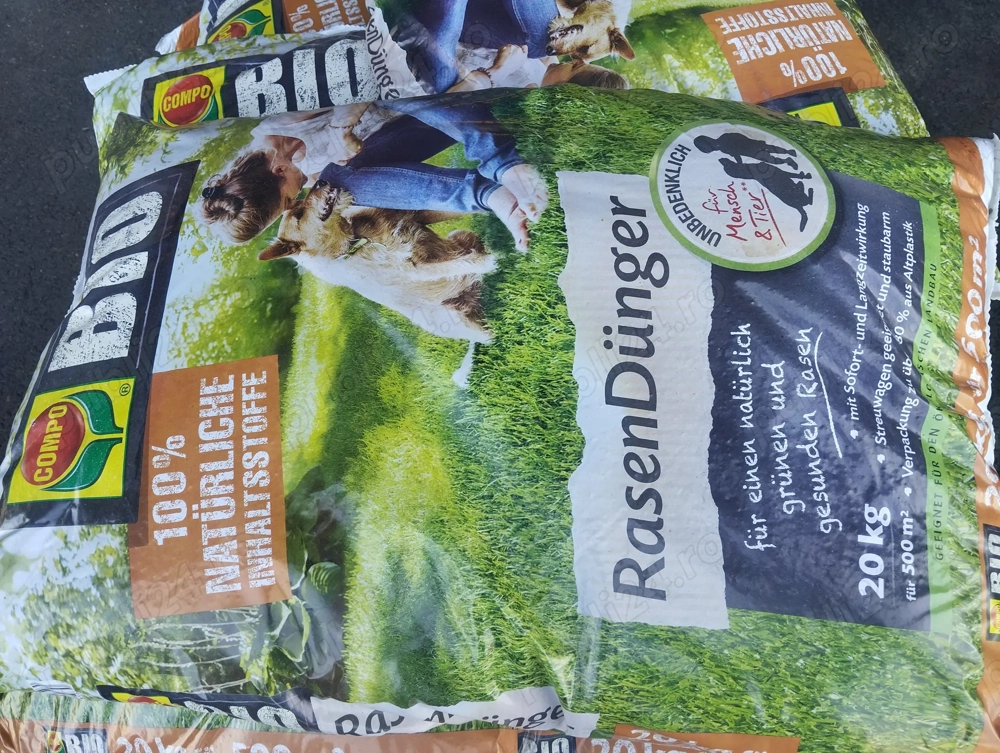 Îngrășământ pentru gazon COMPO sac 20kg
