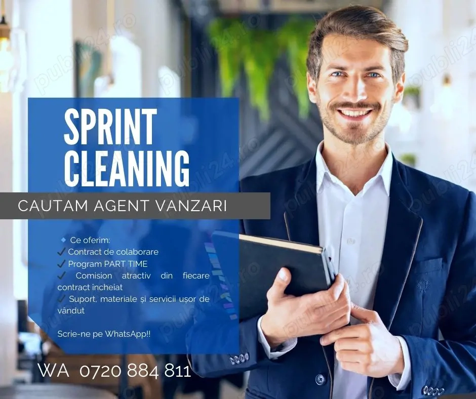 Cautam Agent Vanzari - venituri bazate pe comision!