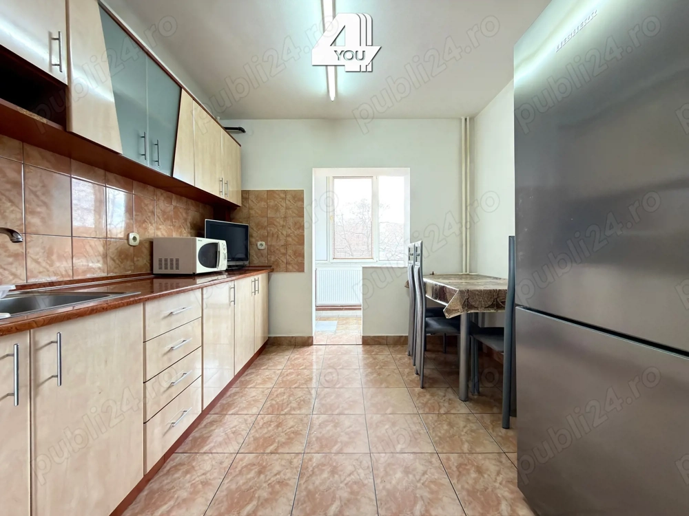 Închiriez apartament 2 camere, Micălaca, et.1, centrală proprie