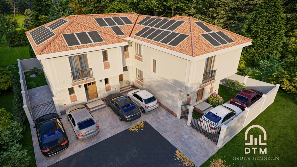 Triplex 4 camere de vânzare din stadiul de proiect GIROC zonă Centrală str. Carpați