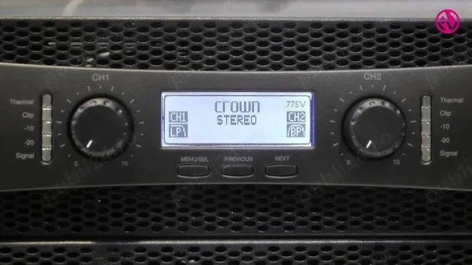 Crown XLS1002 amplificator de putere, DSP crossover digital 