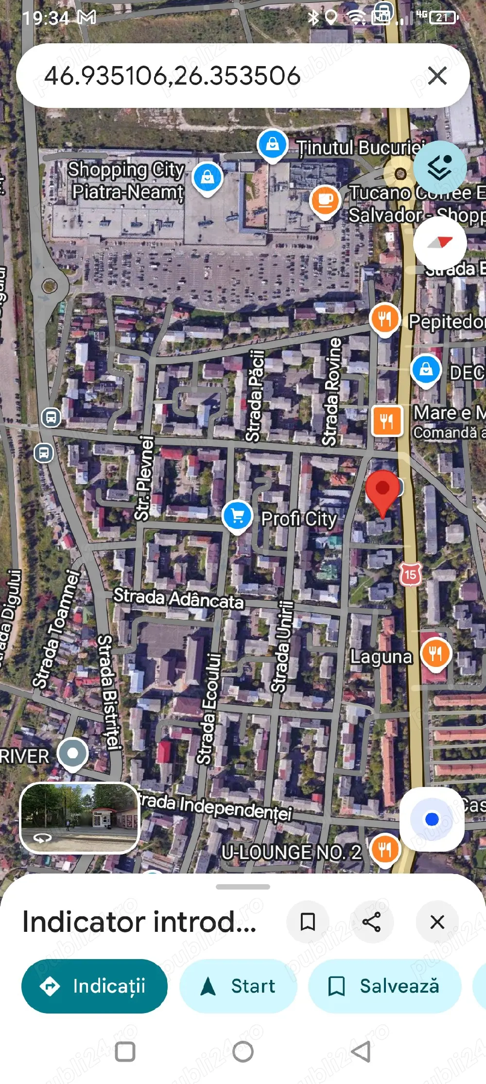 Vand apartament decomandat  cu două camere. 