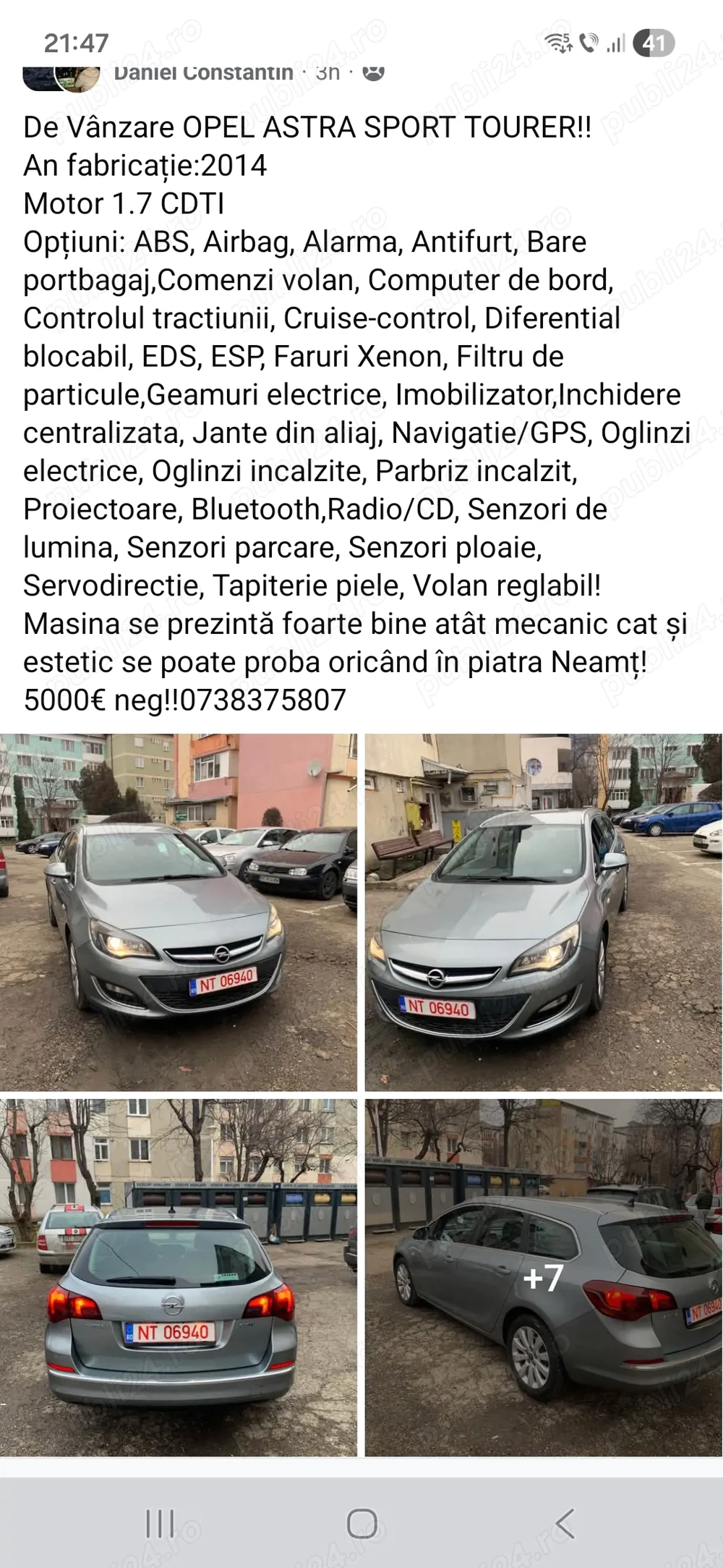 Vand masina auto 