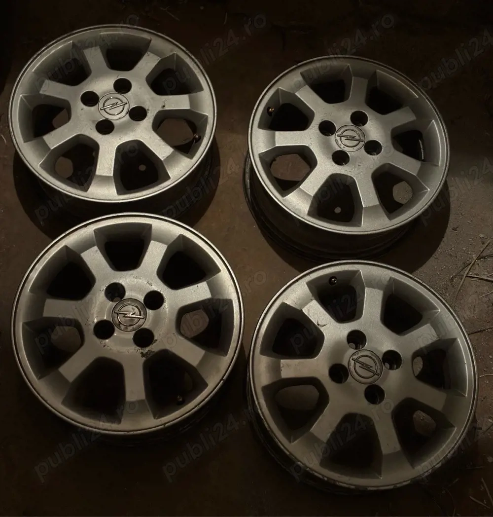 4 jante plus 10 anvelope opel 