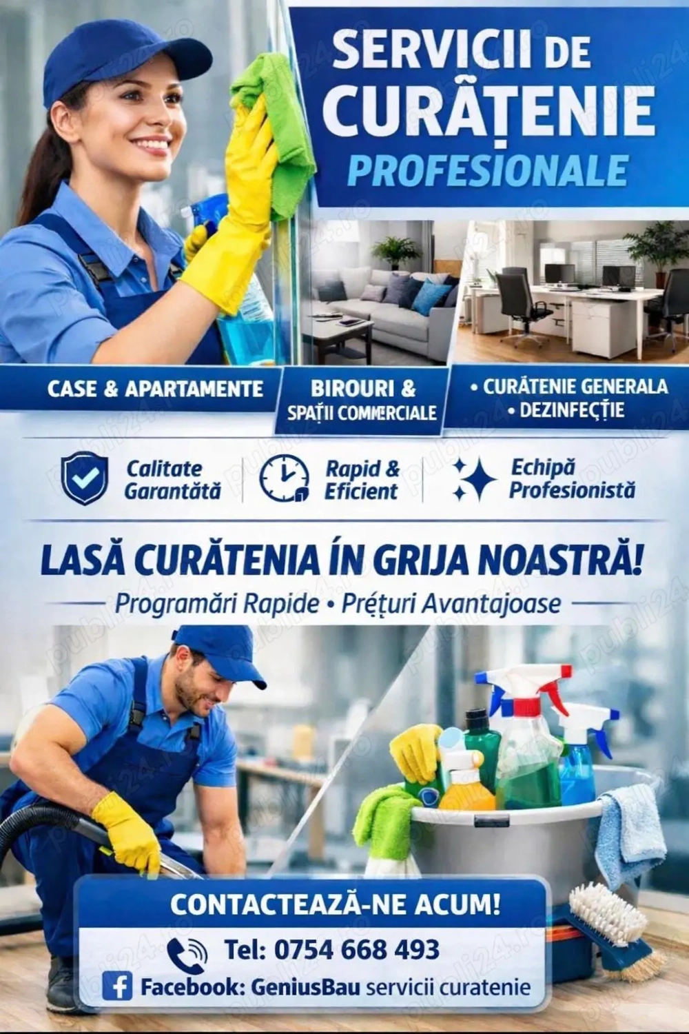Servicii de curățenie profesionale 