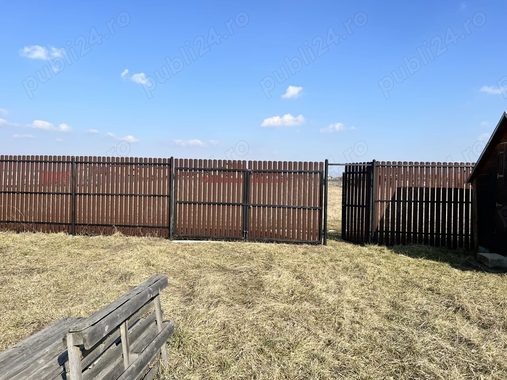 Teren intravilan 1000 mp cu cabana ingradit utilitati PUZ livada pomi fructiferi