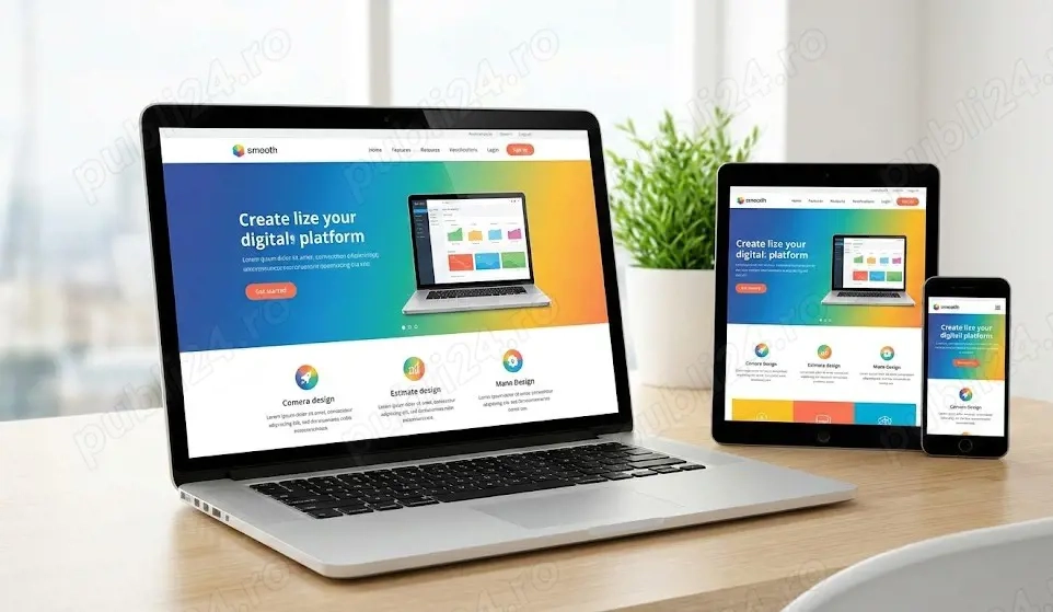 Creare Site Web Profesional   Design Modern, Rapid și Optimizat SEO