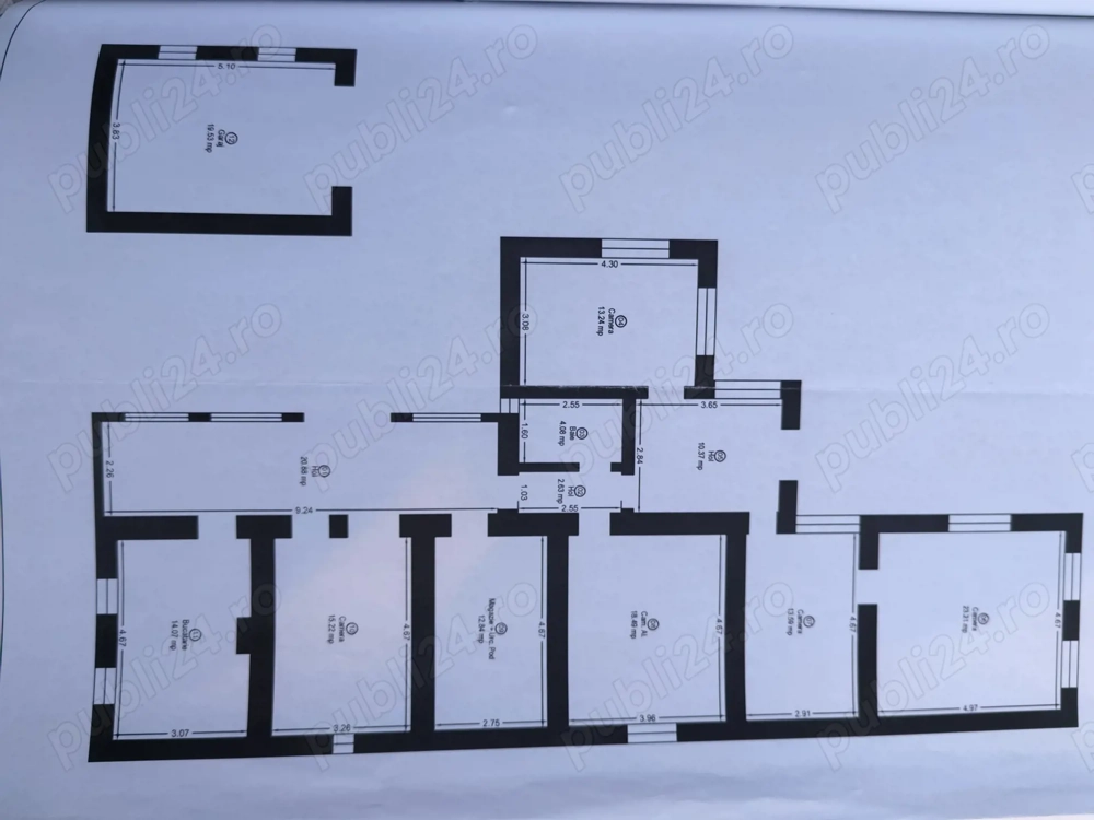 Casa individuala LOCUIBILA cu 1464 mp Teren.