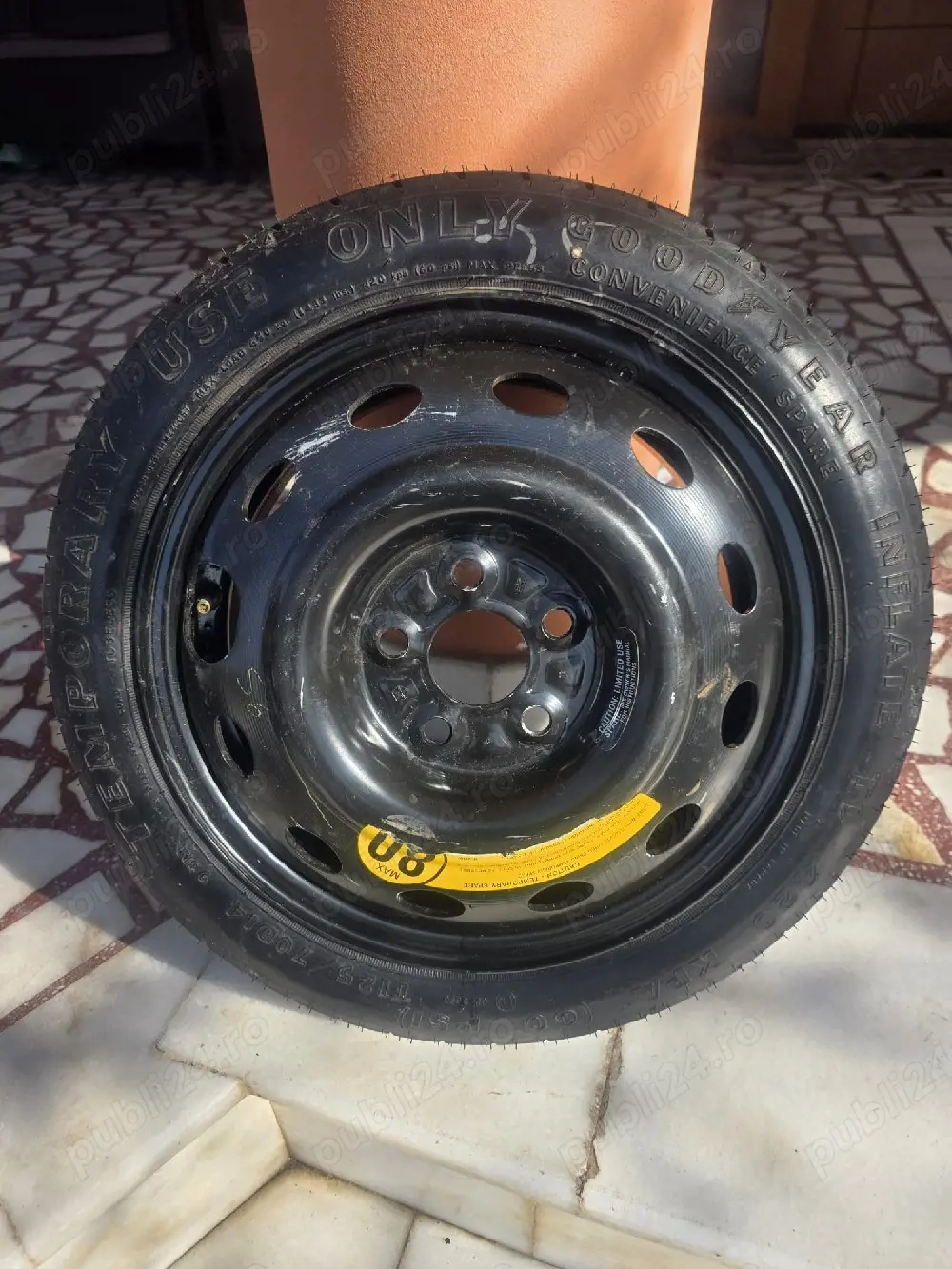 Rezerva slim 5x100, 125 70 14 Vw, Skoda, Seat, Chrysler 