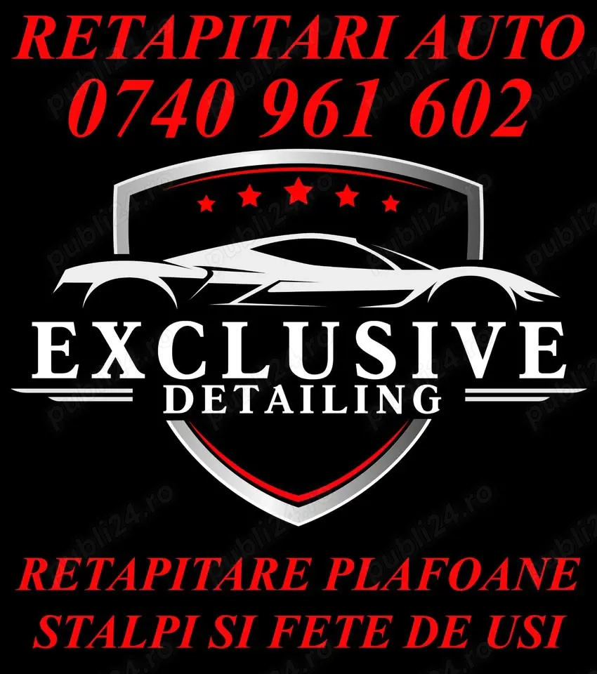 Retapitari AUTO Plafoane Stalpi Fete de Usi