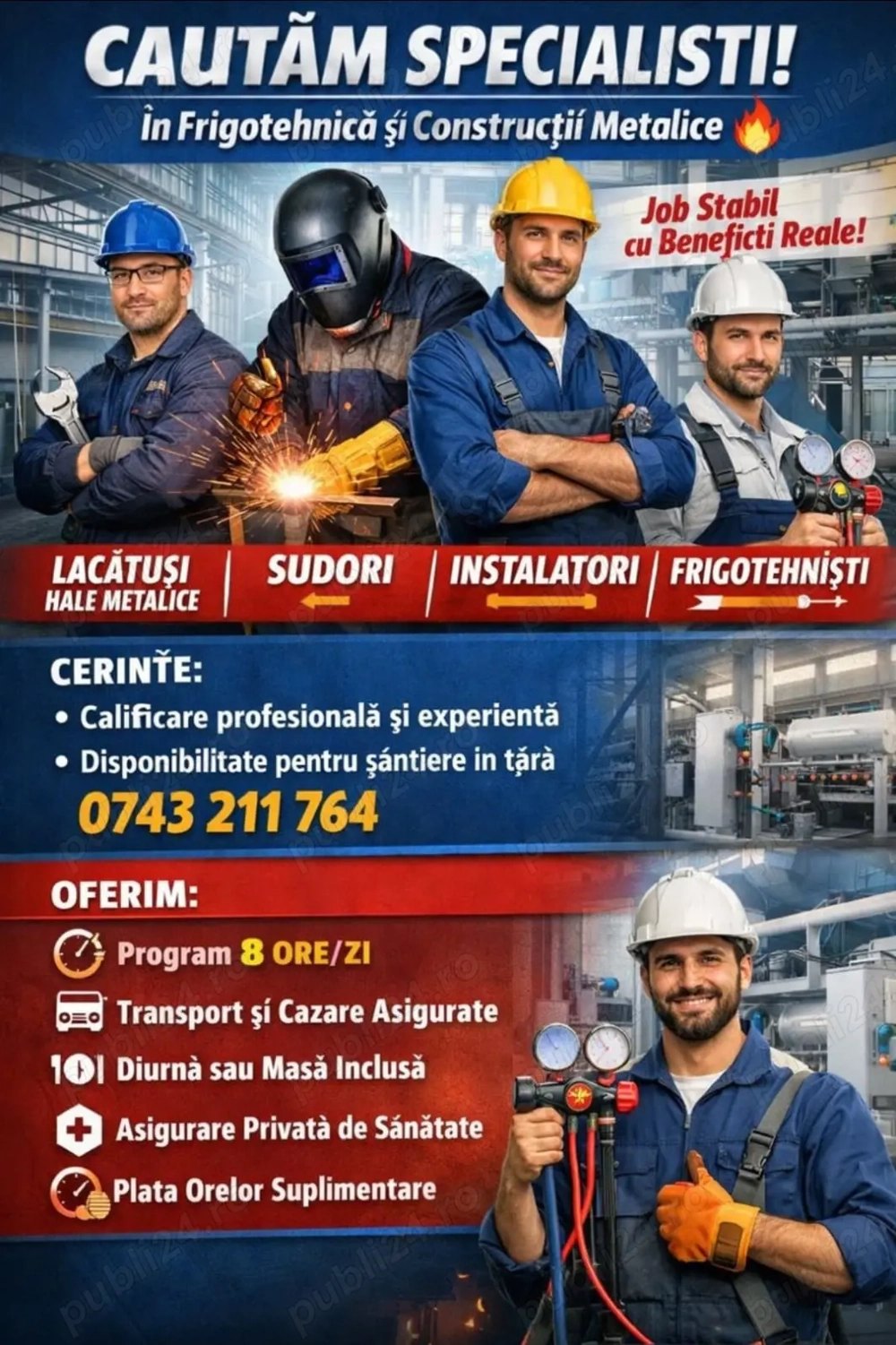 Lacatus Mecanic   Sudor   Instalator   Frigotehnist