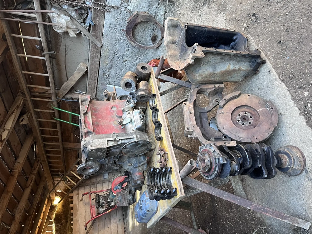 Motor tractor Fiat U445 in 3 pistoane