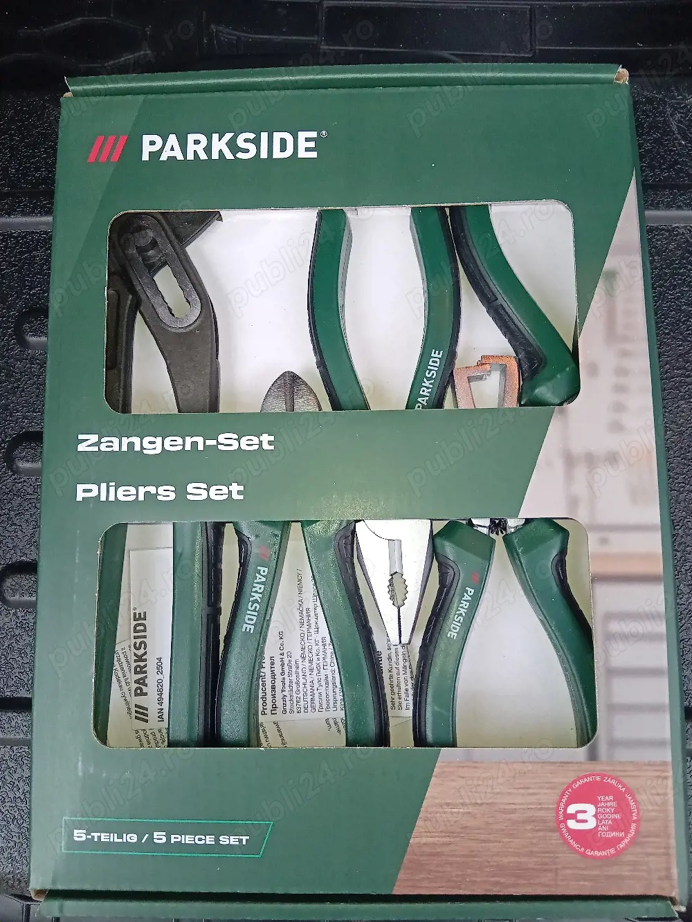 Set de clești Parkside 