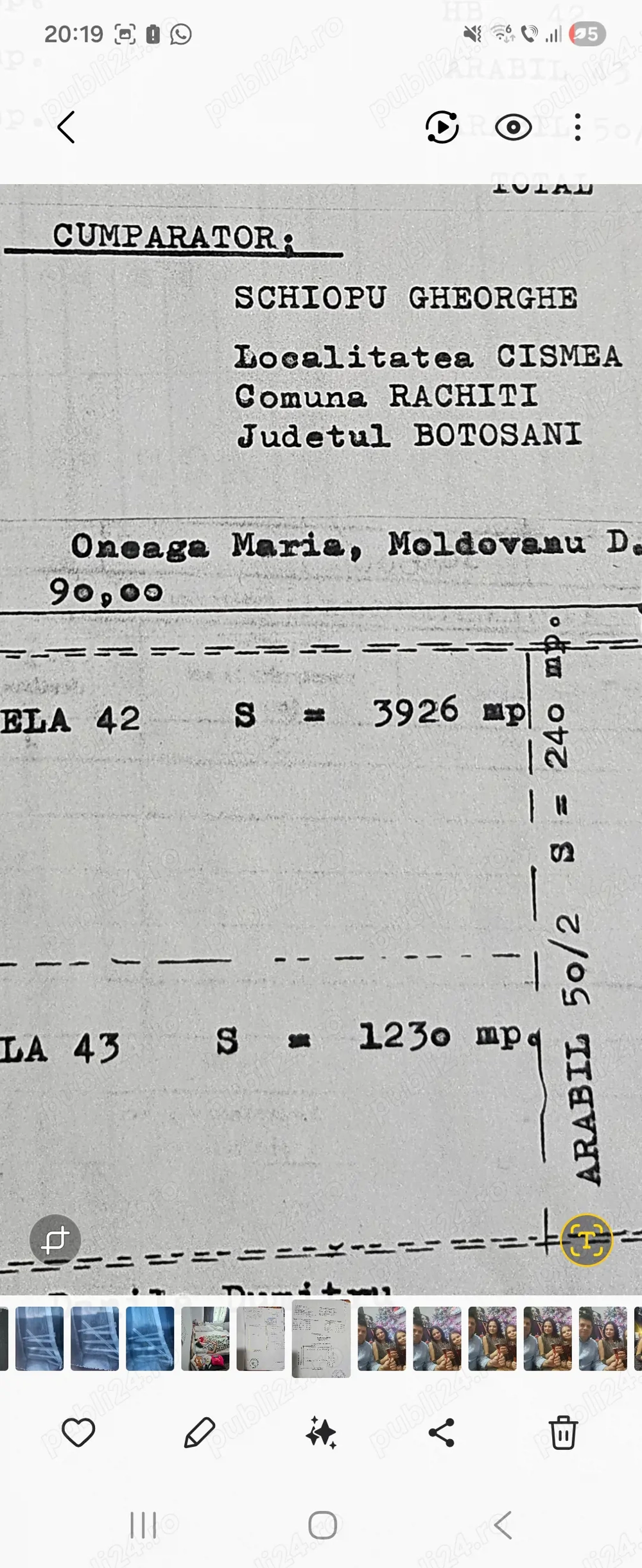 Vand teren intravilan + extravilan Cismea comuna Rachiti