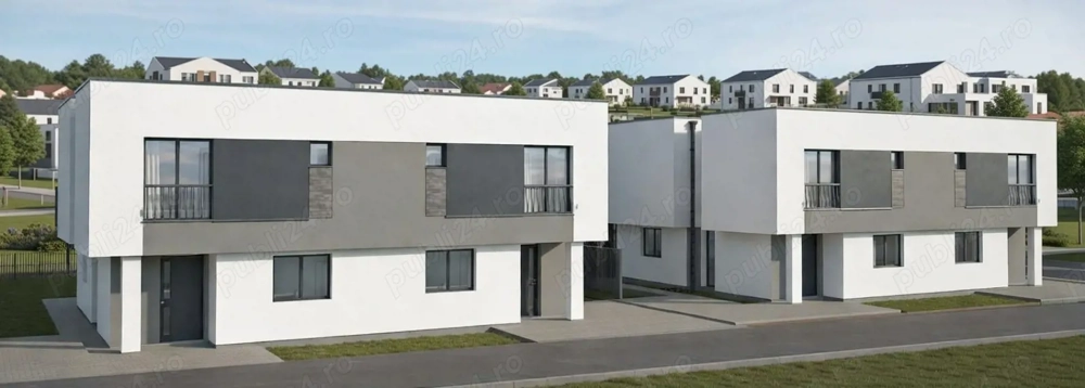 Casa Modernă Tip Duplex
