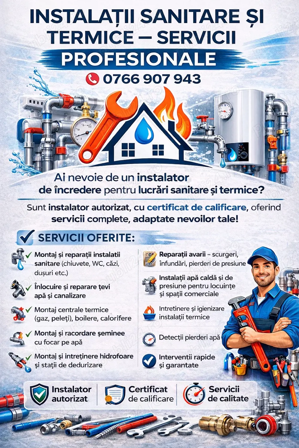 Instalator sanitar si termic