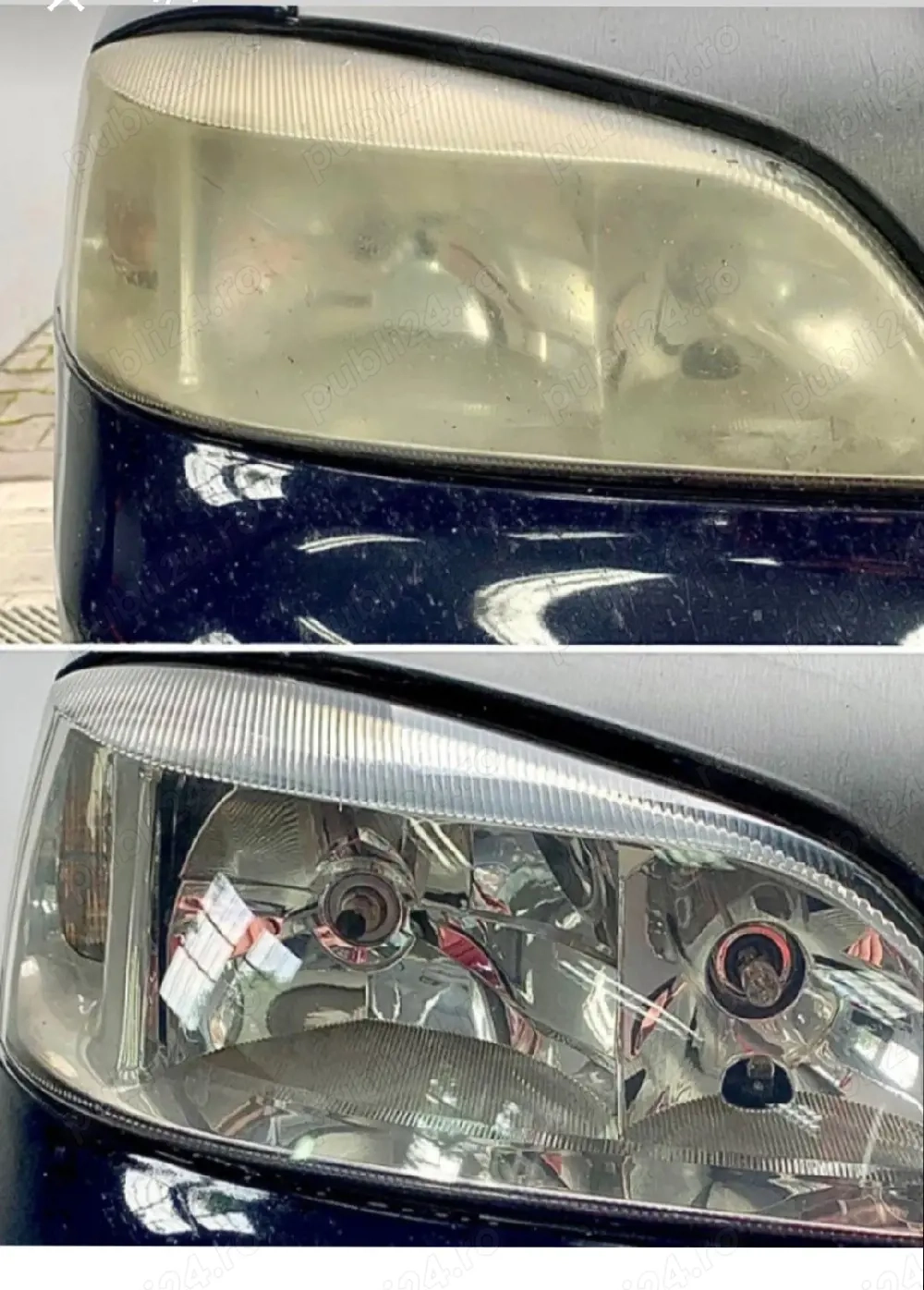 Polish faruri auto prin polimerizare 