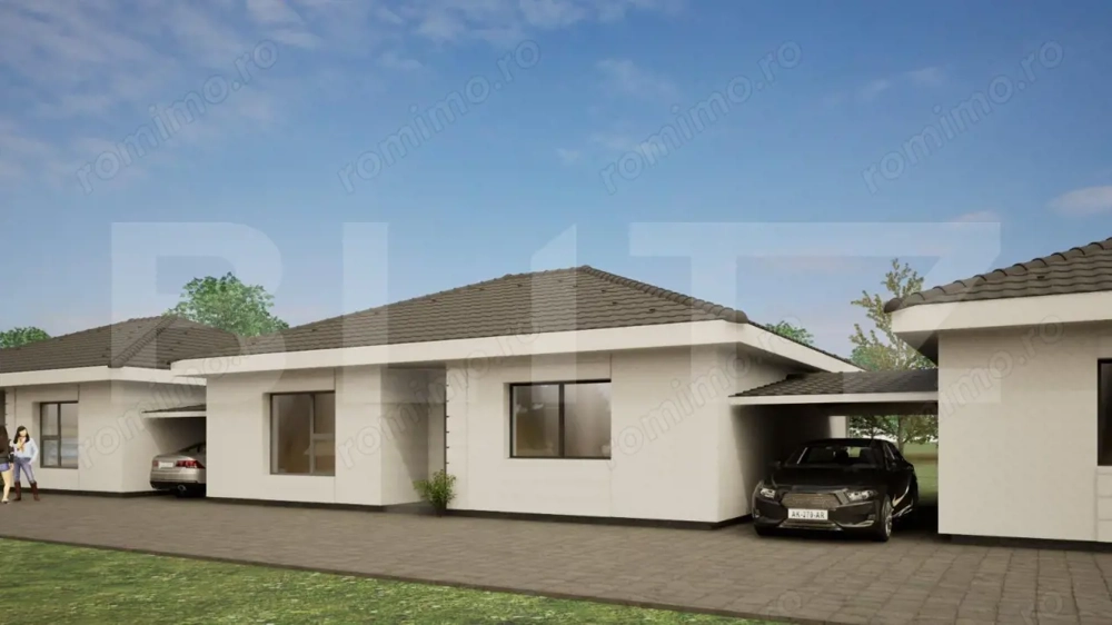  Case cu 3 camere, 100 mp utili, zona Ampoi 3