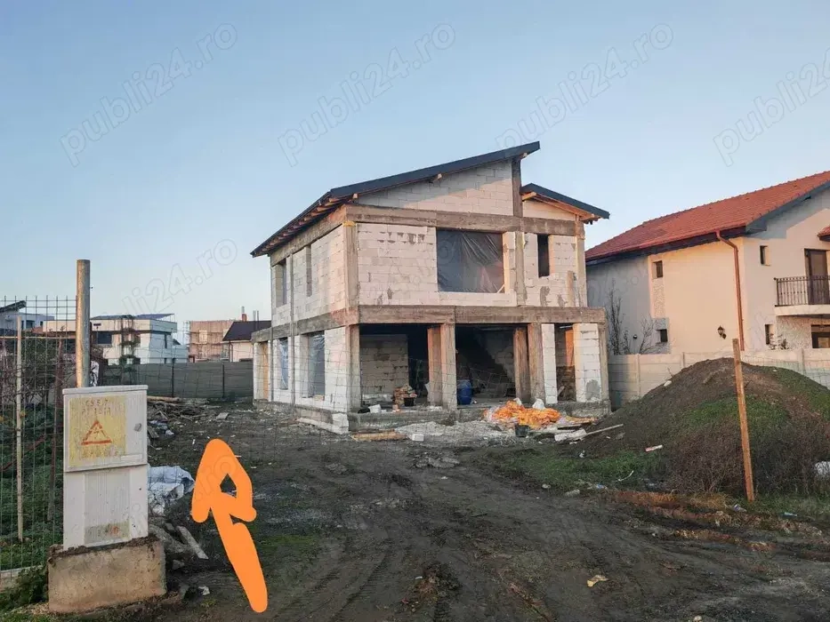 Casa la rosu cartier Veterani Constanta 