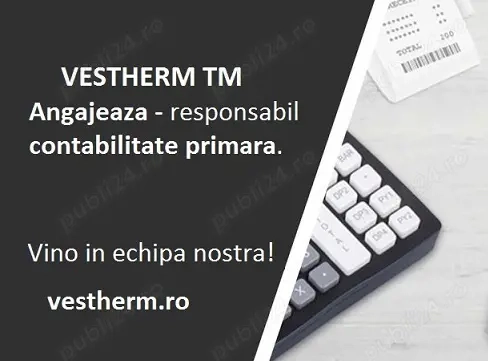 Angajam colega - contabilitate primara cu experienta !