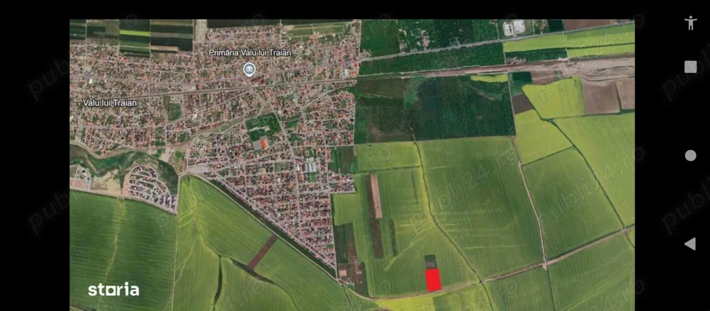 8500 mp intravilan arabil in Valu lui Traian   Str. București , 86 m deschidere, parcelare 12-14 lot