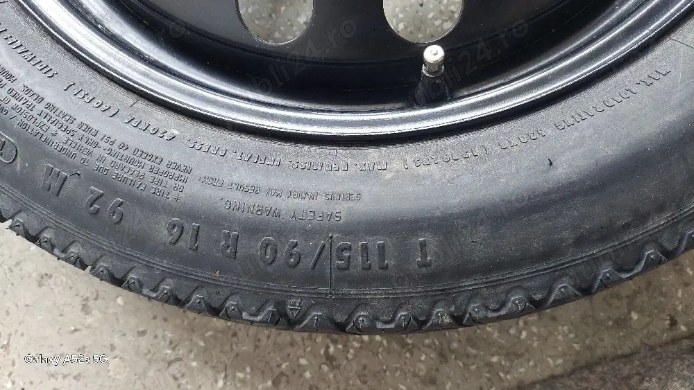 roată rezervă slim pt.BMV