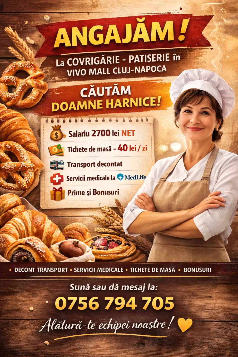 Lucrator comercial covrigarie-patiserie