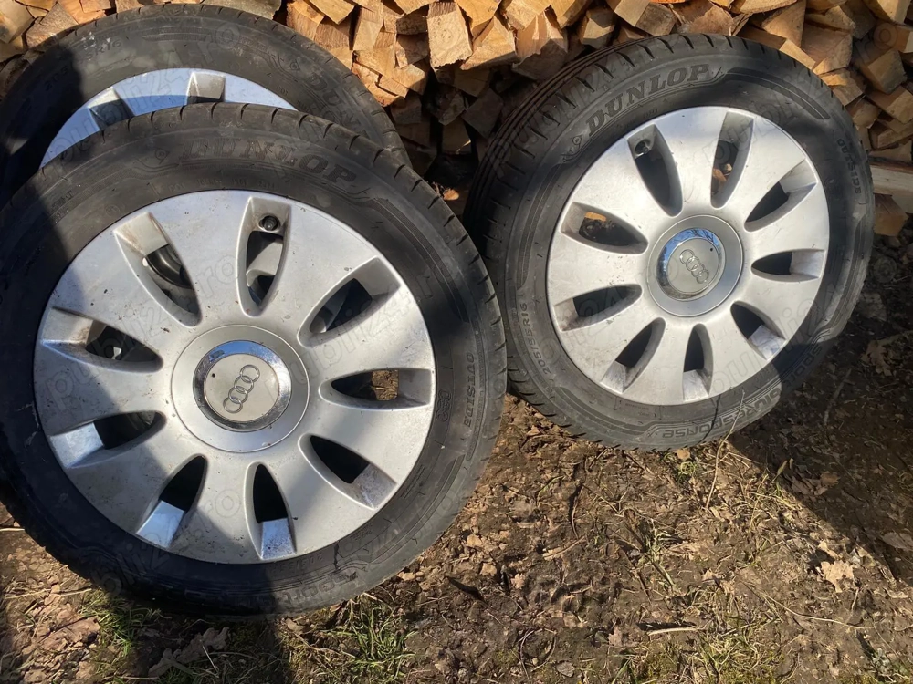 Vand roti originale de Audi A3 cu caucicuri noi