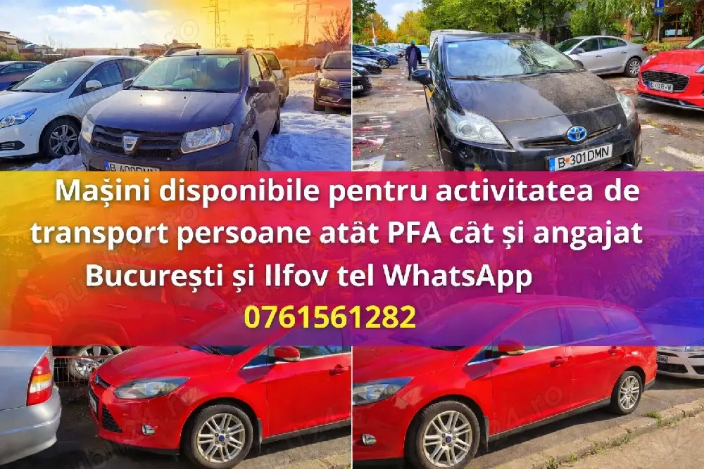 se cauta soferi transport persoane București Ilfov Ride&share Driver