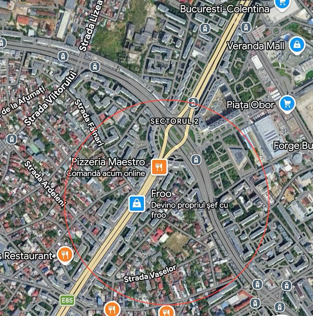 Zona Obor 74 mp vitrina 7 m ideal market