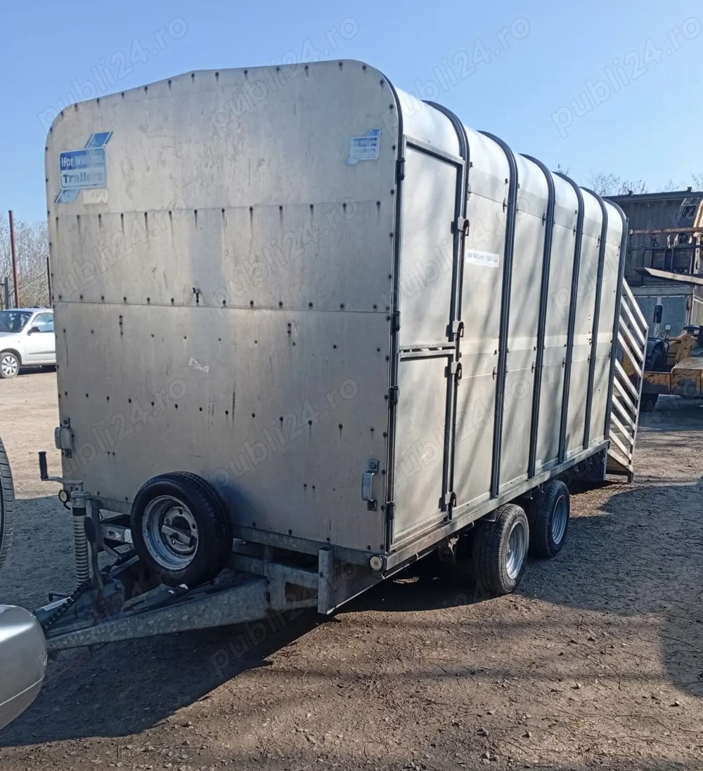 Vand remorca  platforma pentru animale Ifor Williams
