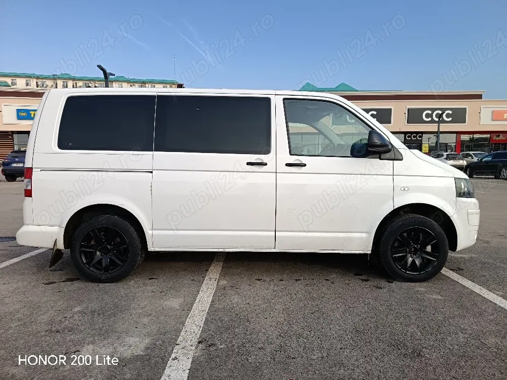 VW Transporter T5 2.0 TDI 180CP DSG 8 Locuri 2012   Climatronic, Senzori, Foarte Spațios