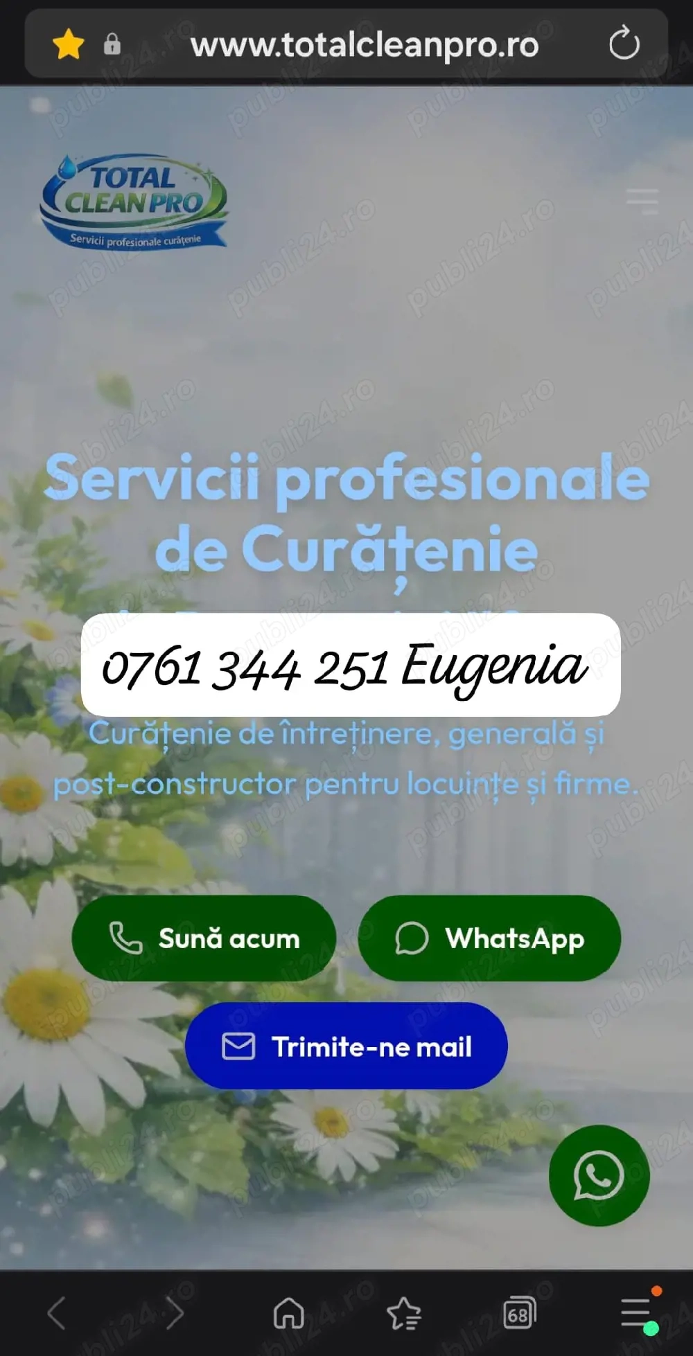 Servicii de curatenie 