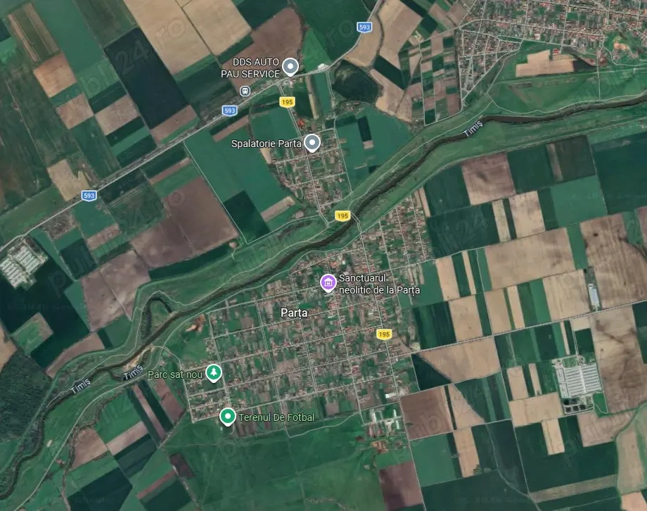 Teren, Parta,714mp, lat 20m, utilitati, asfalt